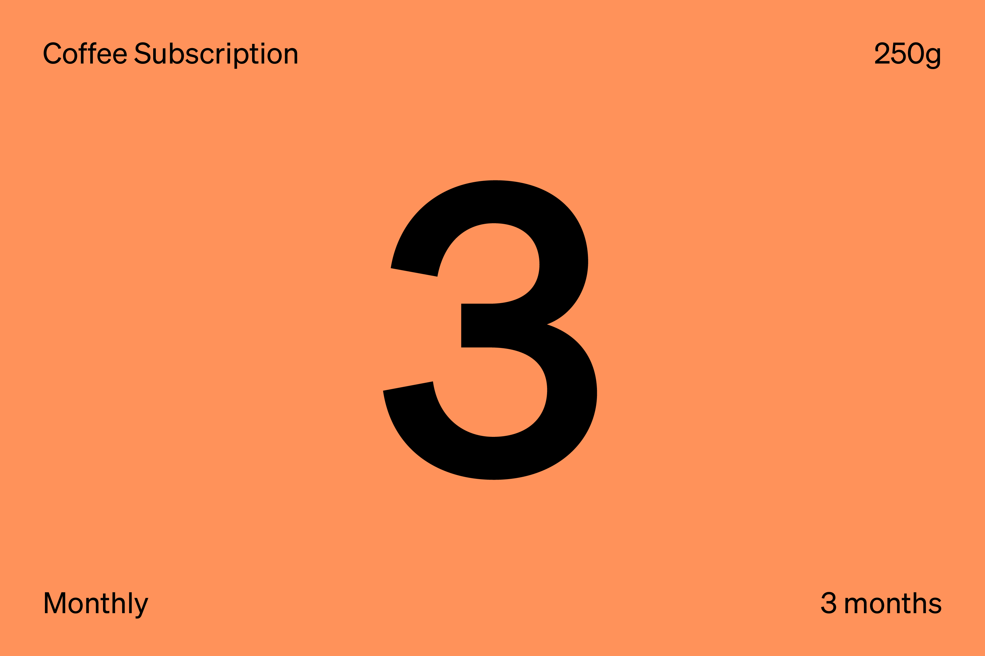 PREPAID MONTHLY IN MY MUG SUBSCRIPTION 3 MONTHS Ozone Coffee NZ